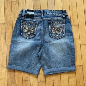 Denim shorts